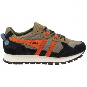 Gola Classics Altitude Sneakers Khaki Svarte Oransje Norge | EIJVML-426