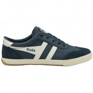 Gola Classics Badminton Plimsoll Sneakers Blå Hvite Norge | ELYMHQ-560