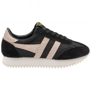 Gola Classics Boston '78 Snake Sneakers Svarte Rosa Norge | OFPJLC-573