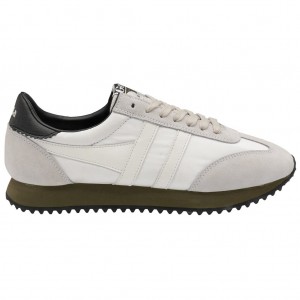 Gola Classics Boston '78 Sneakers Hvite Khaki Svarte Norge | YALFEM-319