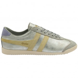 Gola Classics Bullet Blaze Sneakers Sølv Sitron Lavendel Norge | QSXJPI-987