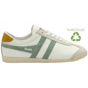 Gola Classics Bullet Pure Sneakers Hvite Grønn Norge | PWTXCH-469