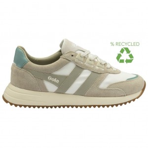 Gola Classics Chicago Sneakers Hvite Grå Norge | LMICKS-218