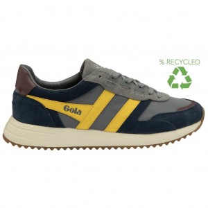Gola Classics Chicago Sneakers Marineblå Norge | CADXFH-261
