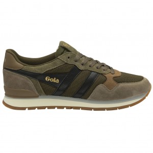 Gola Classics Colorado Sneakers Khaki Svarte Norge | SLDABP-097