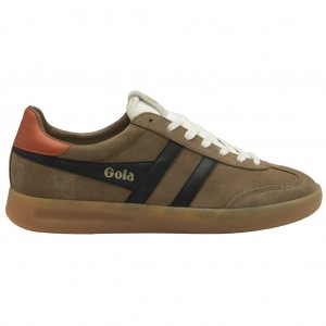 Gola Classics Cyclone Sneakers Svarte Oransje Norge | MDQHBU-698
