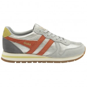Gola Classics Daytona Blaze Sneakers Sølv Korall Norge | EIXCOV-346