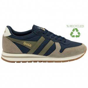 Gola Classics Daytona Chute Sneakers Marineblå Khaki Norge | XGOPIZ-086