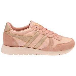 Gola Classics Daytona Lizard Sneakers Rosa Gull Norge | ZBAKUO-943