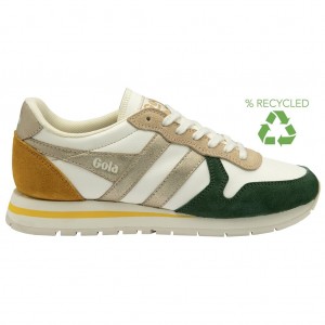 Gola Classics Daytona Quadrant Sneakers Hvite Gull Norge | THDJAL-398
