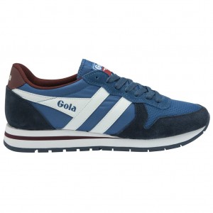 Gola Classics Daytona Sneakers Blå Marineblå Hvite Norge | OLPIXU-950