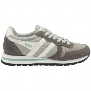 Gola Classics Daytona Sneakers Lyse Grå Hvite Norge | ZFLAHQ-250