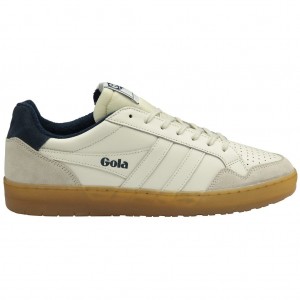Gola Classics Eagle '86 Sneakers Hvite Marineblå Norge | EUFMGD-810