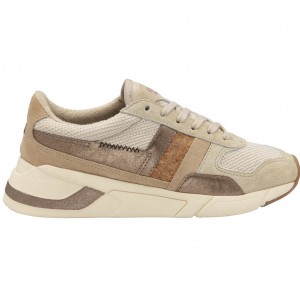 Gola Classics Eclipse Mode Sneakers Wheat Oat Bronze Norge | TGPBWO-725