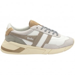 Gola Classics Eclipse Pure Sneakers Hvite Grå Norge | XWRPBK-934