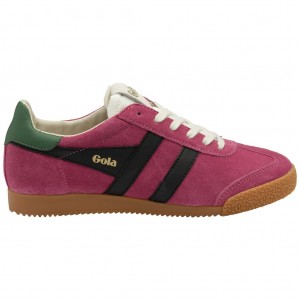 Gola Classics Elan Sneakers Fuchsia Svarte Norge | CJVESH-867