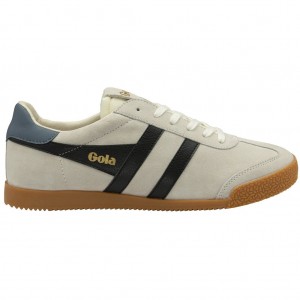 Gola Classics Elan Sneakers Hvite Svarte Norge | KXWNIU-976