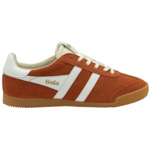 Gola Classics Elan Sneakers Oransje Hvite Norge | HTEQZF-975