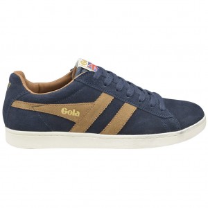 Gola Classics Equipe Suede Sneakers Marineblå Norge | AZOKYX-719