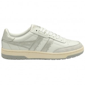 Gola Classics Falcon Mirror Sneakers Hvite Sølv Norge | LGHCTU-723
