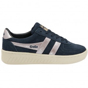 Gola Classics Grandslam Flame Sneakers Marineblå Rosa Norge | RCTXLF-751