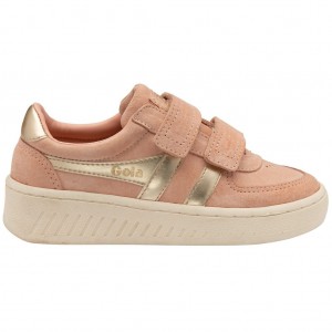 Gola Classics Grandslam Pearl Strap Sneakers Rosa Norge | JIYZGU-429