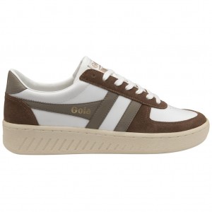 Gola Classics Grandslam Quadrant Sneakers Hvite Norge | EWQIPU-463