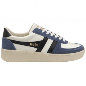 Gola Classics Grandslam Quadrant Sneakers Hvite Svarte Norge | QNTZAP-031