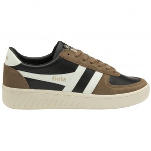 Gola Classics Grandslam Quadrant Sneakers Svarte Hvite Norge | BXZLYT-840