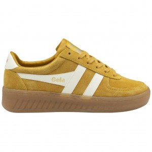 Gola Classics Grandslam Suede Sneakers Hvite Norge | BVQGXI-350