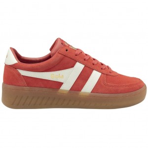Gola Classics Grandslam Suede Sneakers Korall Hvite Norge | KAIBTL-013