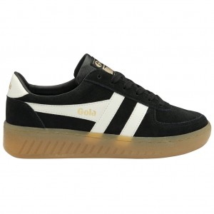 Gola Classics Grandslam Suede Sneakers Svarte Hvite Norge | XSRPWD-302
