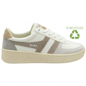 Gola Classics Grandslam Trident Sneakers Hvite Grå Norge | SVUACL-016