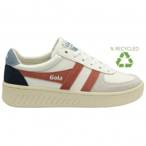 Gola Classics Grandslam Trident Sneakers Hvite Norge | GXNFSV-476
