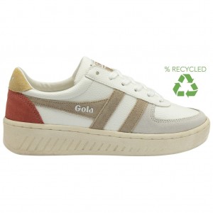 Gola Classics Grandslam Trident Sneakers Hvite Norge | BTUYHV-283