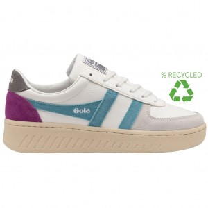 Gola Classics Grandslam Trident Sneakers Hvite Norge | JMUZQB-530