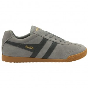 Gola Classics Harrier Suede Sneakers Cement Storm Norge | XGODNH-952