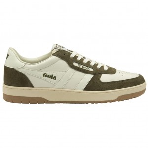 Gola Classics Hawk '89 Sneakers Hvite Khaki Norge | AYRMST-902