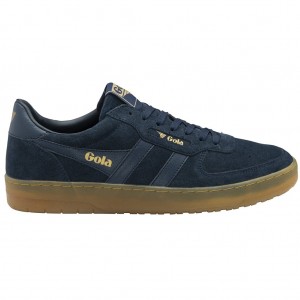 Gola Classics Hawk Suede '86 Sneakers Marineblå Norge | UXSAVI-901