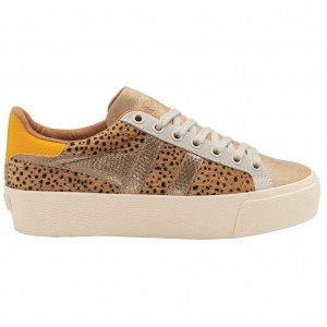 Gola Classics Orchid Platform Tropic Sneakers Gull Norge | DSJMHC-852