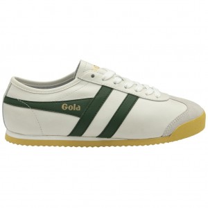 Gola Classics Race Leather Sneakers Hvite Norge | KEFGIQ-496