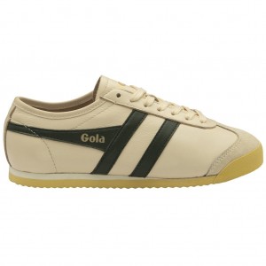 Gola Classics Race Leather Sneakers Mørke Khaki Norge | DFZUKA-934