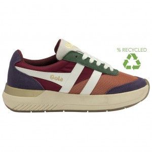 Gola Classics Raven Sneakers Terracotta Cerise Plum Norge | WOHJLE-764