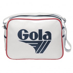 Gola Classics Redford Messenger Bag Hvite Marineblå Rød Norge | MRLPDT-740