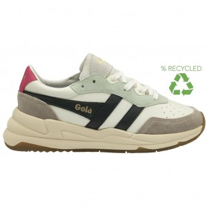 Gola Classics Saturn Quadrant Sneakers Hvite Grå Norge | KJAGYX-754