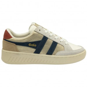 Gola Classics Superslam Blaze Sneakers Gull Oransje Norge | YJOPEW-142