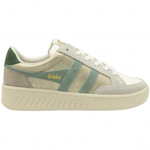 Gola Classics Superslam Blaze Sneakers Gull Grønn Norge | CNWIZH-913
