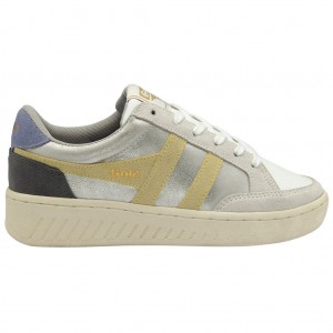 Gola Classics Superslam Blaze Sneakers Sølv Sitron Lavendel Norge | NIPBLE-376