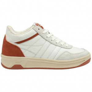 Gola Classics Swerve Sneakers Hvite Oransje Norge | JOMELV-014