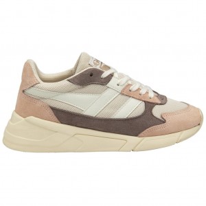 Gola Classics Tempest Sneakers Hvite Rosa Norge | GTSOHQ-824